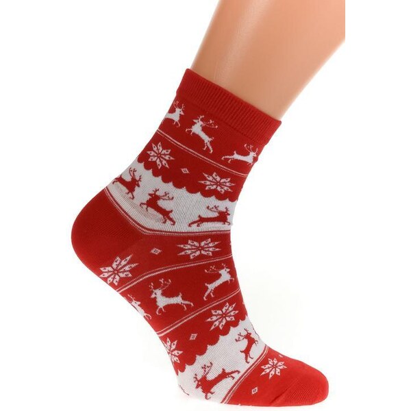 AURA.VIA Červené ponožky VIANKY 36443073