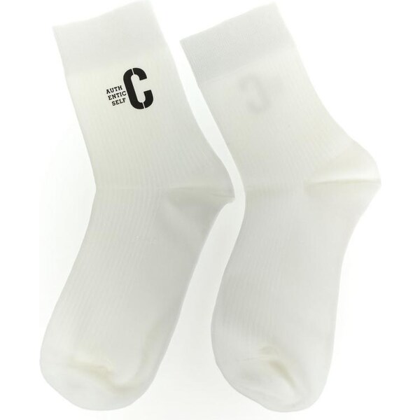 AURA.VIA Biele ponožky TEMPE 36443104