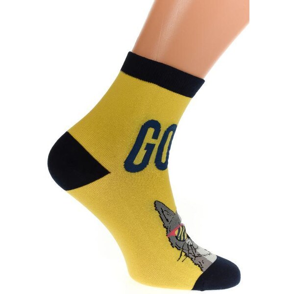 AURA.VIA Žlté ponožky GOOB 36443118