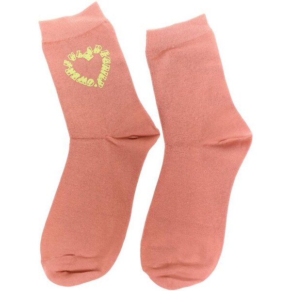 AURA.VIA Ružové ponožky HEART 36443112