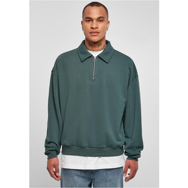 Urban Classics Shirt Collar Crew bottlegreen 50657727