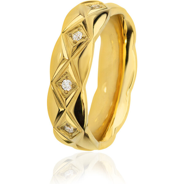 Lindas Jewelry Prsteň Nine Lozenges G chirurgická oceľ IPR124 36447693