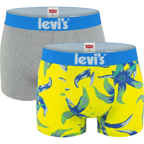 LEVI`S - 2 PACK boxerky Levi`s palace blue & yellow 36448818