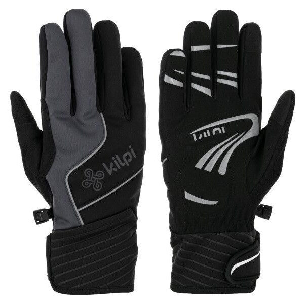 Softshellové rukavice Kilpi ROT-U čierna 36512203