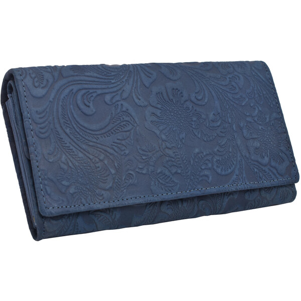 Dámska kožená peňaženka RFID MERCUCIO modrá 4210643 36453875