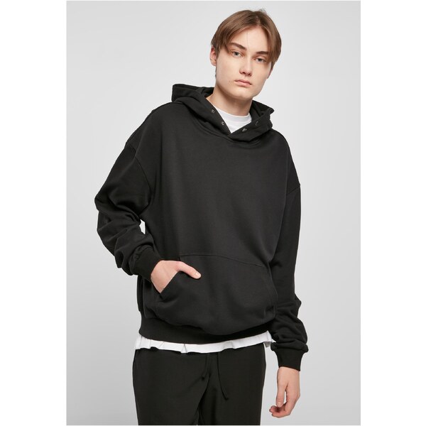 Urban Classics Snap Hoody Black 50686862