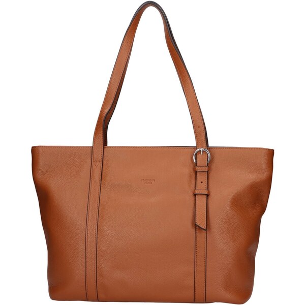 Elegantná dámska kožená kabelka Katana Irnise - koňak 36485384