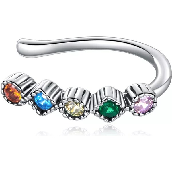 Lindas Jewelry Strieborná záušnica Rainbow Ag 925/1000 IN423 36486886