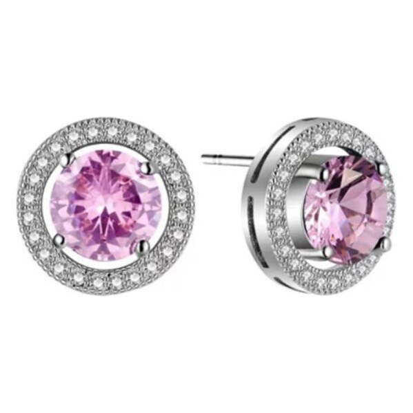 SWAROVSKI Elements Swarovski e. napichovacie náušnice Eclipse, ružové 36497172