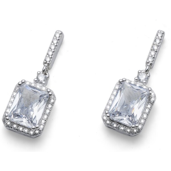 Oliver Weber Módne náušnice s čírymi kubickými zirkónmi Plumnus 23061 66592881