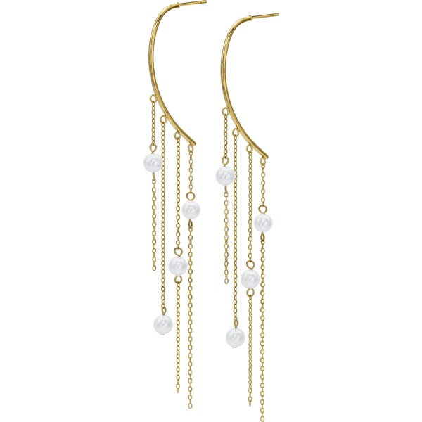 Oliver Weber Luxusné pozlátené náušnice s perličkami Lucina 23068G 66581770