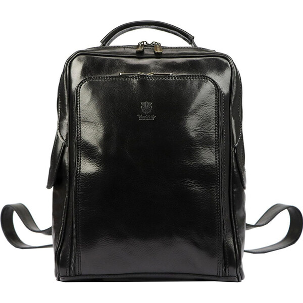 Florence L2004 čierny dámsky kožený ruksak 10l 62468376
