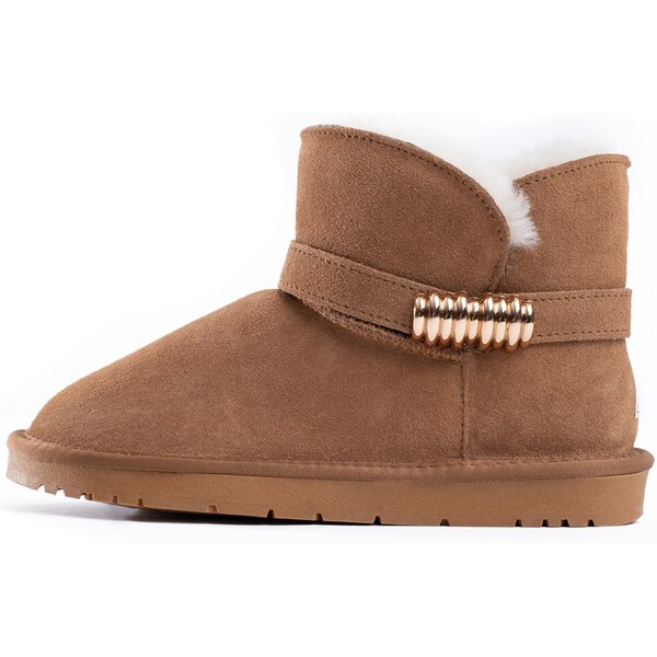 Gooce Nízke čižmy Jacinte gaštanová / biela 54238585