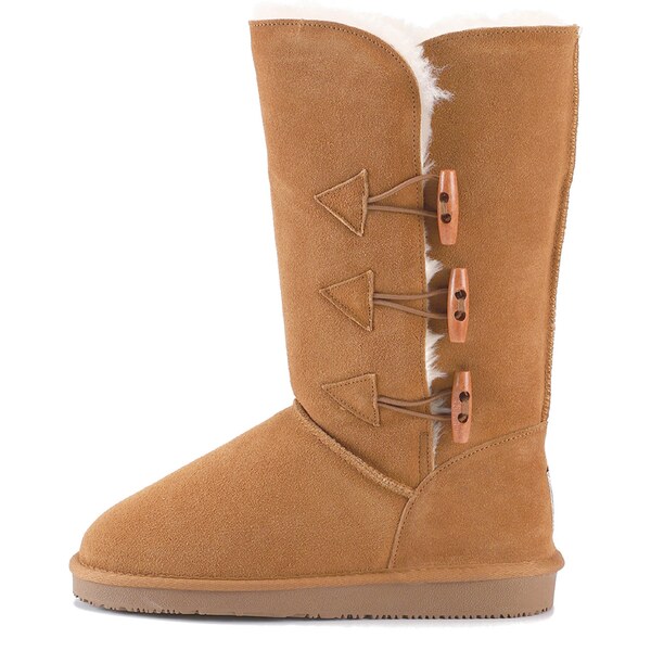 Gooce Snehule Cornice gaštanová / biela 54238523