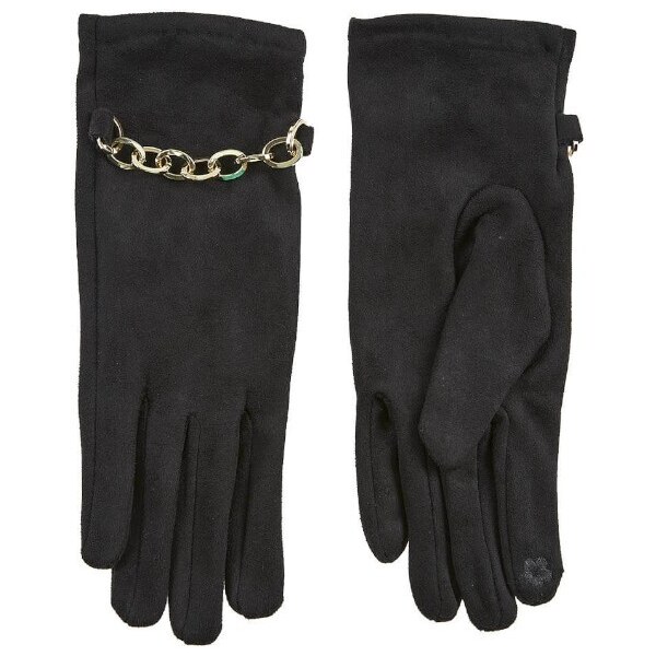 Verde Dámske rukavice 02-670 Black 66586734