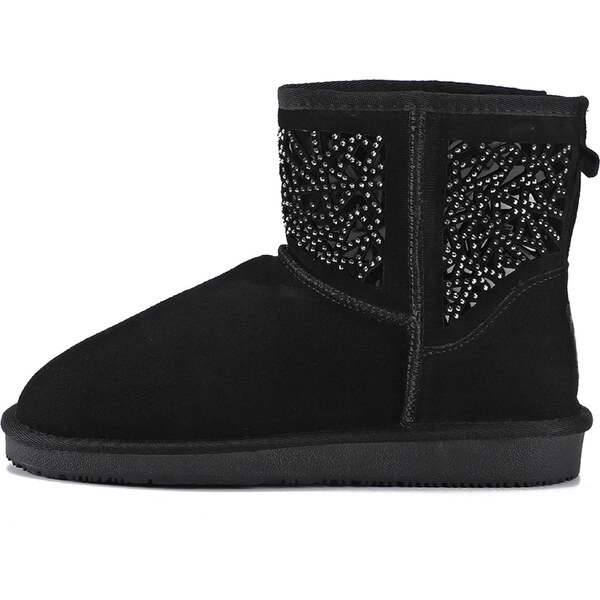 Gooce Nízke čižmy Lana čierna / strieborná 54238557