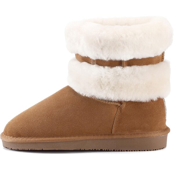 Gooce Nízke čižmy Mara hnedá / biela 54238649