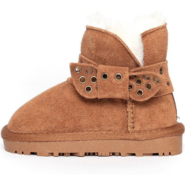 Gooce Snehule Barbie gaštanová / biela 54238650