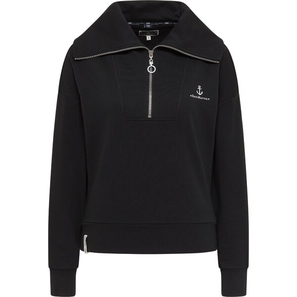 DreiMaster Maritim Mikina Bridgeport čierna / biela 54236844