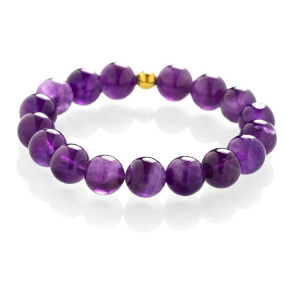 Ametyst polnočný - náramok Trimakasi 36523418