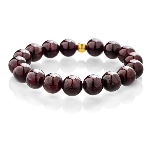 Granát Almandin - náramok Trimakasi 36523415