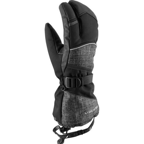 Pánske freeridové rukavice Viking SOREN tmavo šedá 36529197