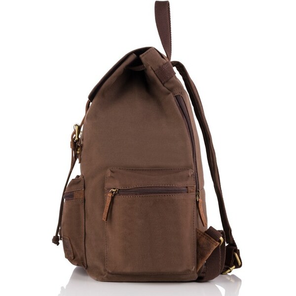 PAOLO PERUZZI Pánsky batoh Vintage T-24-BR | hnedá T-24-BR 36529174