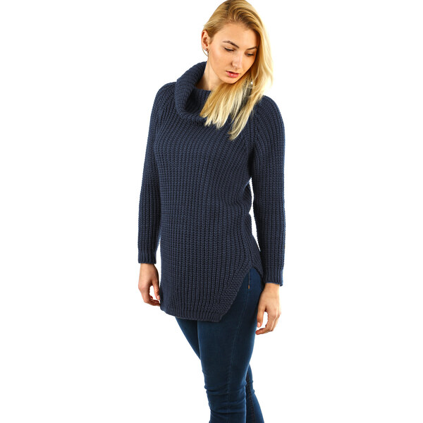 Glara Dlhý sveter s rolákom 36988124