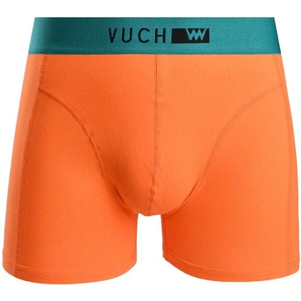 Vuch Výrazné bavlnené oranžové boxerky Connor 36546085