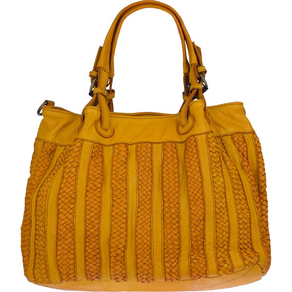 Žltá kožená talianska kabelka Daniela Righe Gialla NovaKabelka.sk 36553777