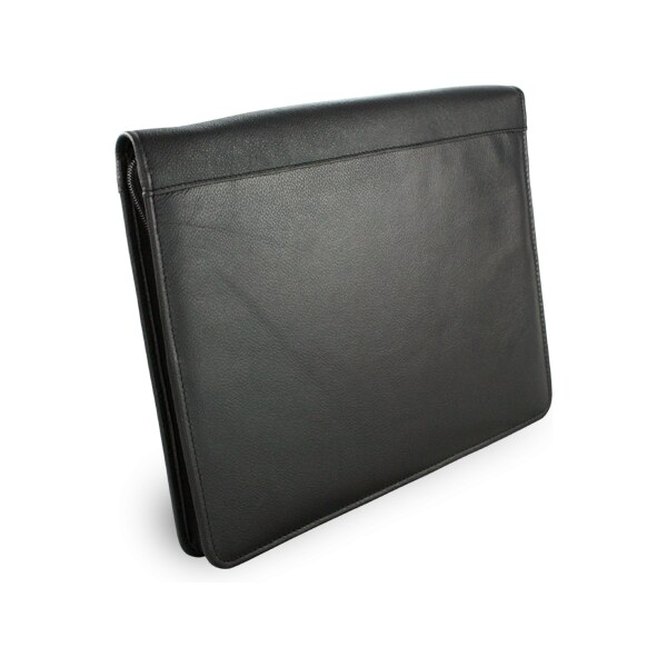 Arwel Čierna kožená zipsová spisovka A4 119-0325-60﻿ 36559977