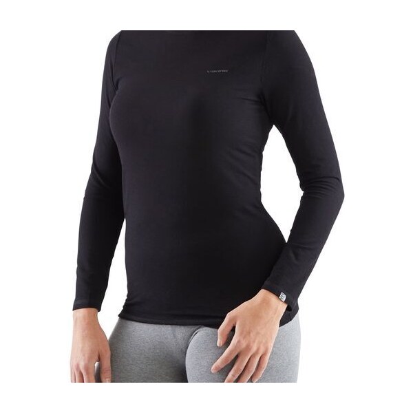 Dámske bambusové tričko s merino vlnou Viking TERES čierna 36578821