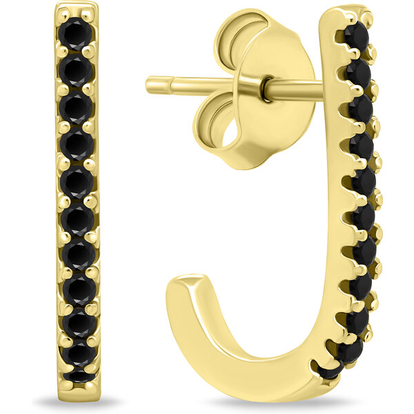 Brilio Silver Originálne pozlátené náušnice so zirkónmi EA618YBC 66590534