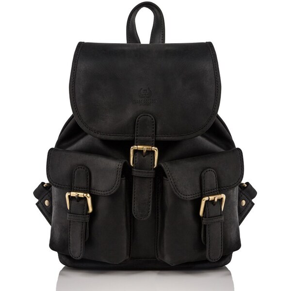 Paolo Peruzzi Dámska súprava, batoh a peňaženka | čierna ZUP-26-BL 36596023