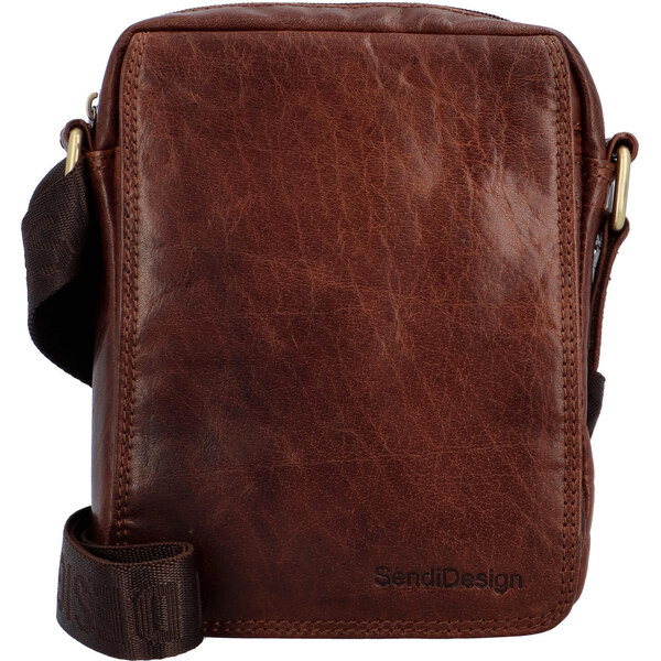 Pánska kožená taška hnedá - SendiDesign Lorem B hnedá 56864327