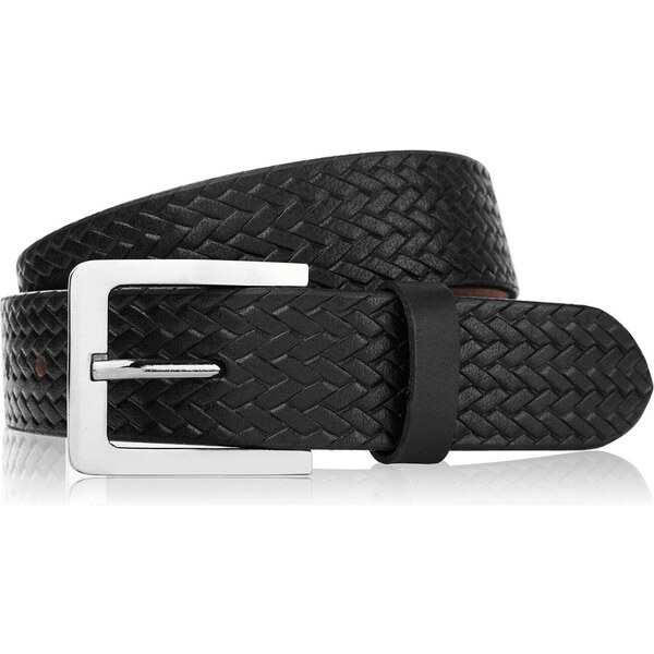 PAOLO PERUZZI Pánsky kožený opasok Vintage 90 cm| čierna 03Z0190 36668452