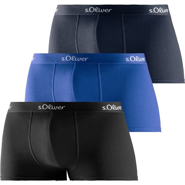 s.Oliver Boxerky modrá / námornícka modrá / čierna / biela 54239404