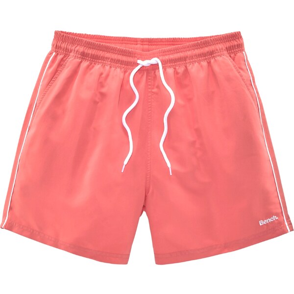 BENCH Plavecké šortky lososová / biela 54239434
