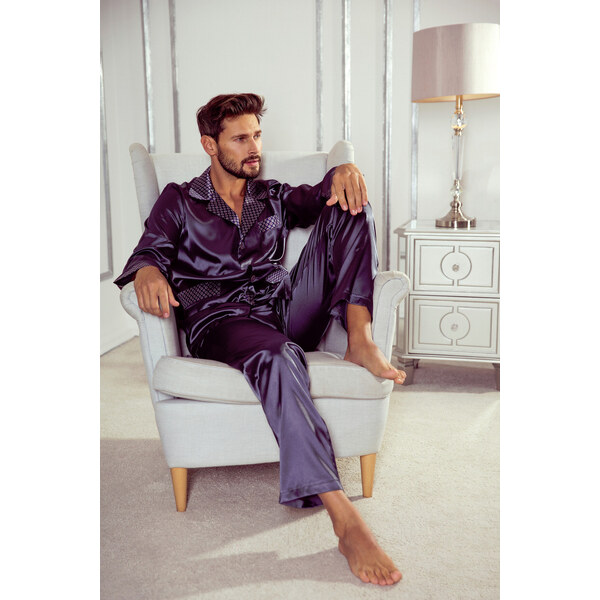 Pánske pyžamo satyna 939 - DE LAFENSE 49730308