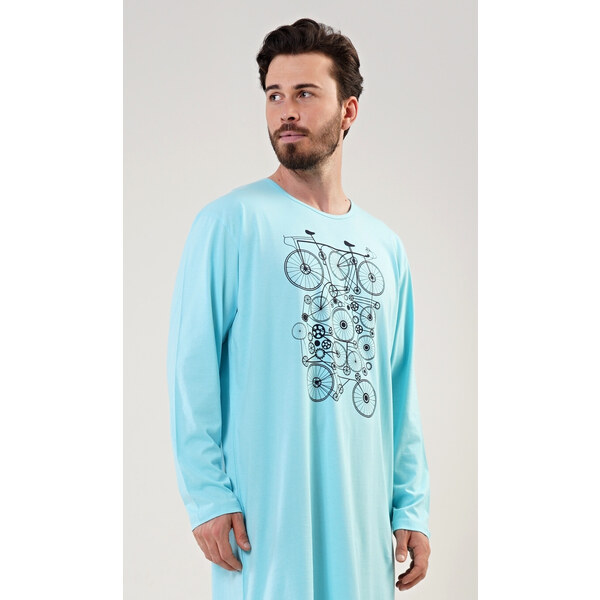 Vienetta MAN Pánska nočná košeľa s dlhým rukávom Bicykel 54965120