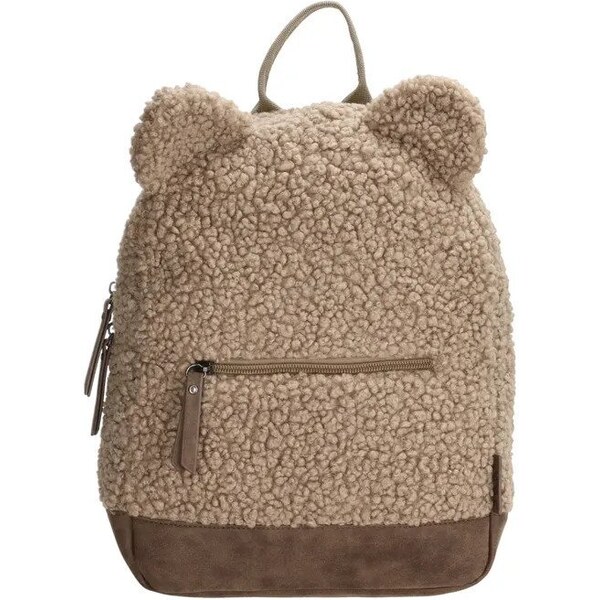 Beagles Svetlohnedý detský huňatý ruksak Winnie 36651292