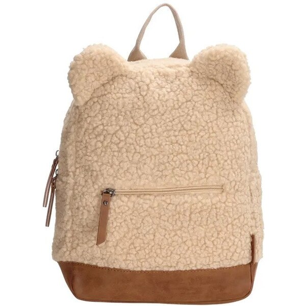 Beagles Béžový detský huňatý ruksak Winnie 36651291