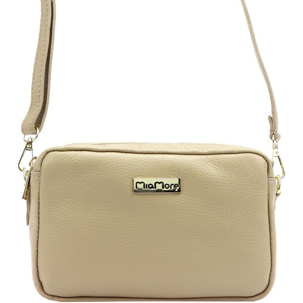 Kožená dámska kabelka MiaMore 66065195