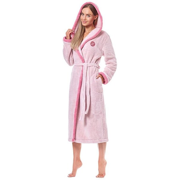 L&L Dlhý dámsky župan Ema ružový 13814822