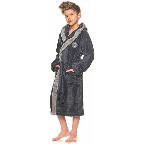 L&L Chlapčenský župan George tmavosivý 24632340