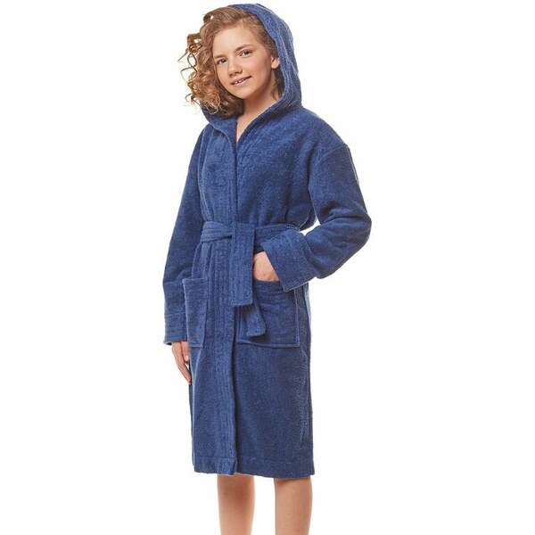 L&L Detský froté župan Kai modrý 24665320