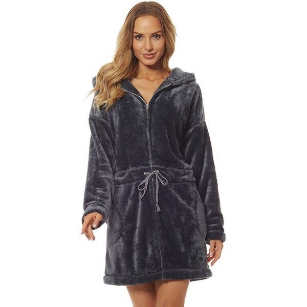 L&L Dámsky župan Patti tmavo sivý 29927865