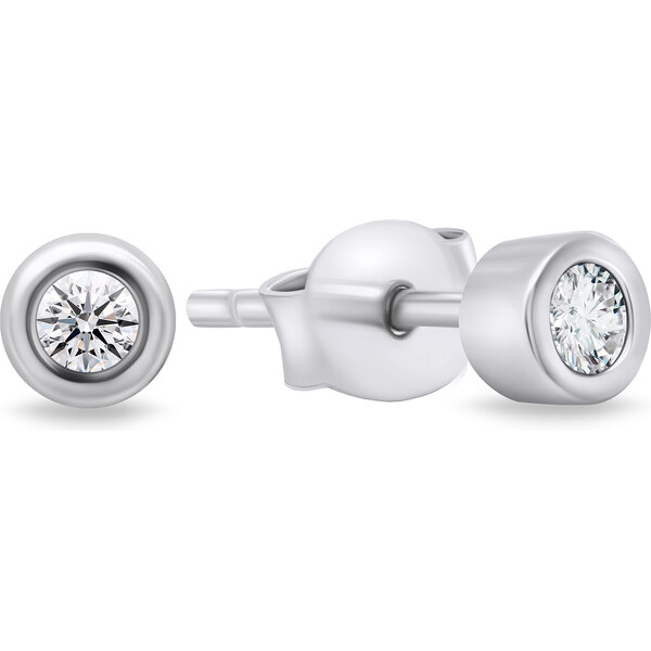 Brilio Silver Nadčasové strieborné náušnice so zirkónmi EA609W 66614647