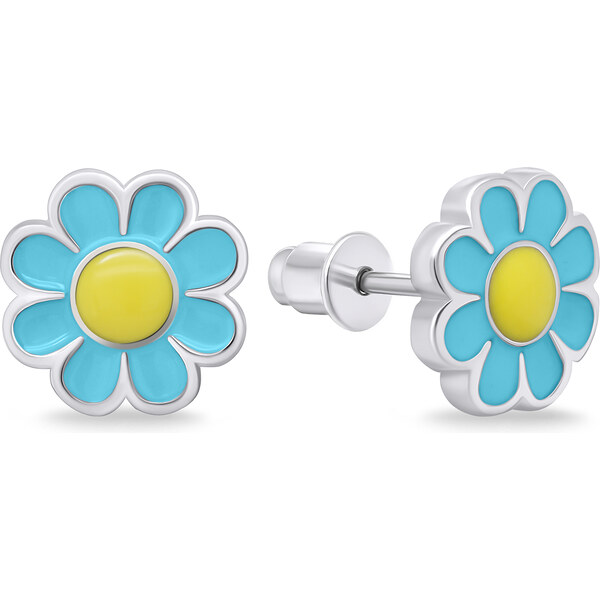 Brilio Silver Veselé strieborné náušnice Kvietia EA710WLB 66631218