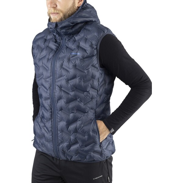 Pánska páperová vesta Viking ASPEN tmavo modrá 36687218